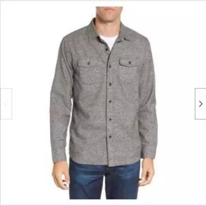 Grayers Heritage Flannel | LG Men’s Jasper Brown/Gray Button-Up Long-Sleeve